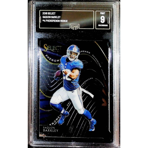 2018 Panini Select Phenomenon PH-4 Saquon Barkley RC Rookie Giants GMA 9 MINT