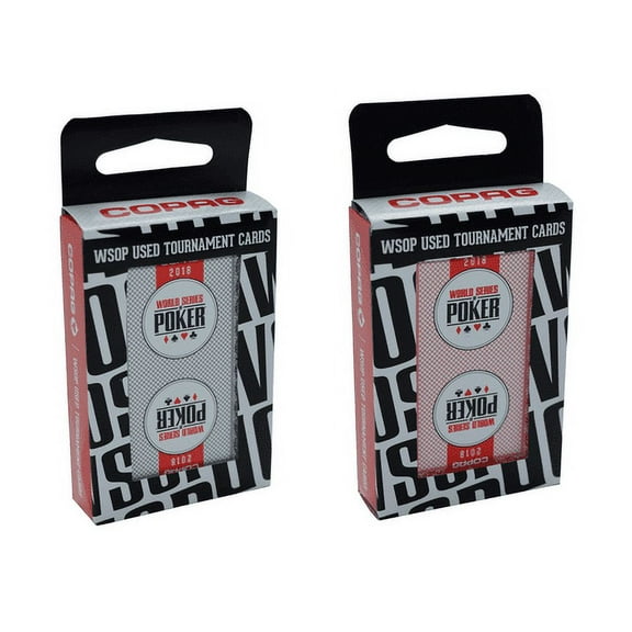 2018 Playing Cards Deck Used at WSOP Copag 100% Plastic Bridge Standard Index