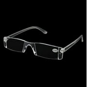 2018 Presbyopia 1.00 4.00 Diopter Eyeglasses Clear Rimless New Reading J C5X3