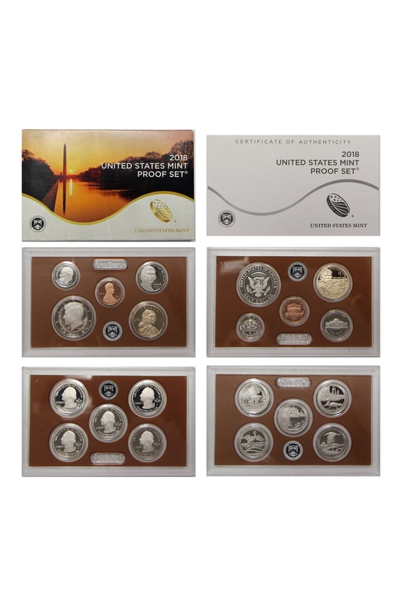 2018 Proof Set - U.S. Mint 10-Coin Clad Set - Collectible OGP Set