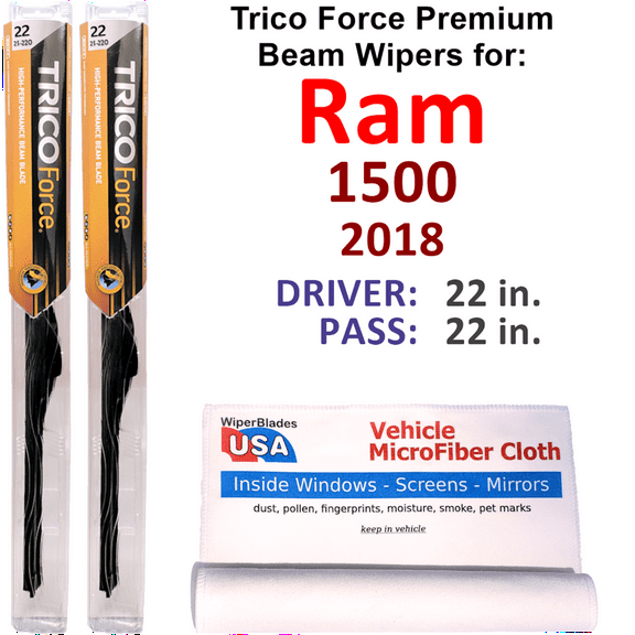 2018 Ram 1500 Performance Beam Wipers (Set of 2)