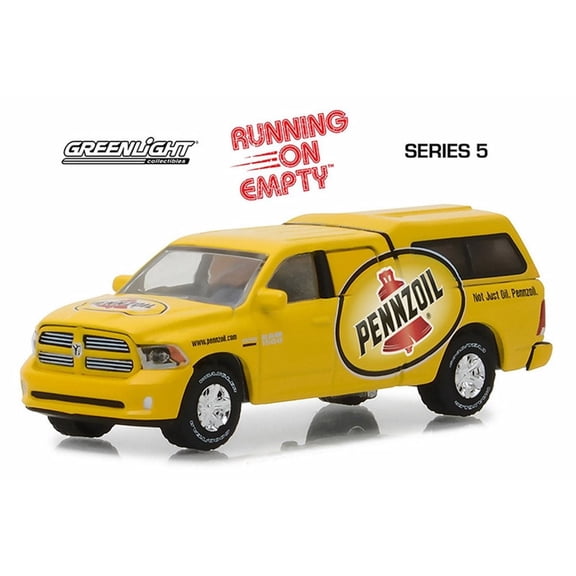 Greenlight 2018 Ram 1500 with Camper Diecast Model Toy Car 1/64 Scale 1 Count