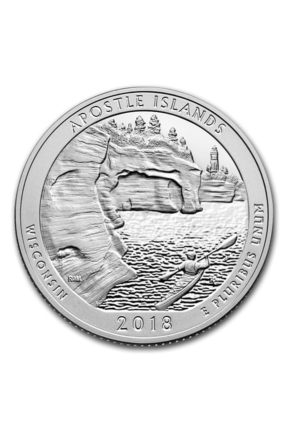 2018-S ATB Quarter Apostle Islands National Lakeshore Proof
