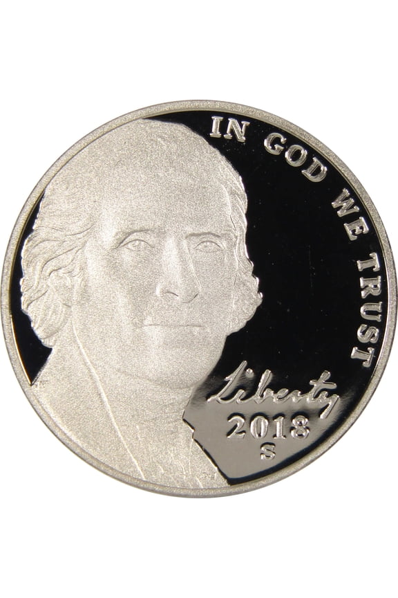 2018 S Jefferson Nickel 5c Proof Coin