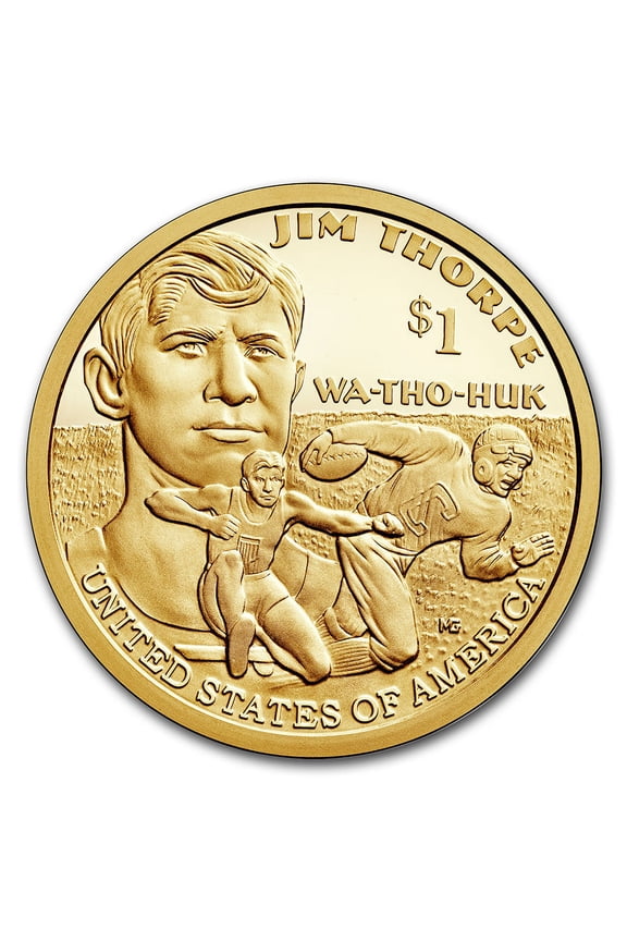 2018-S Native Amer $1 - Jim Thorpe Gem Proof