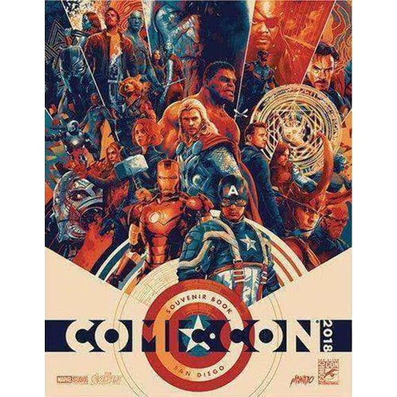 2018 SDCC Souvenir book program Avengers Mondo cover
