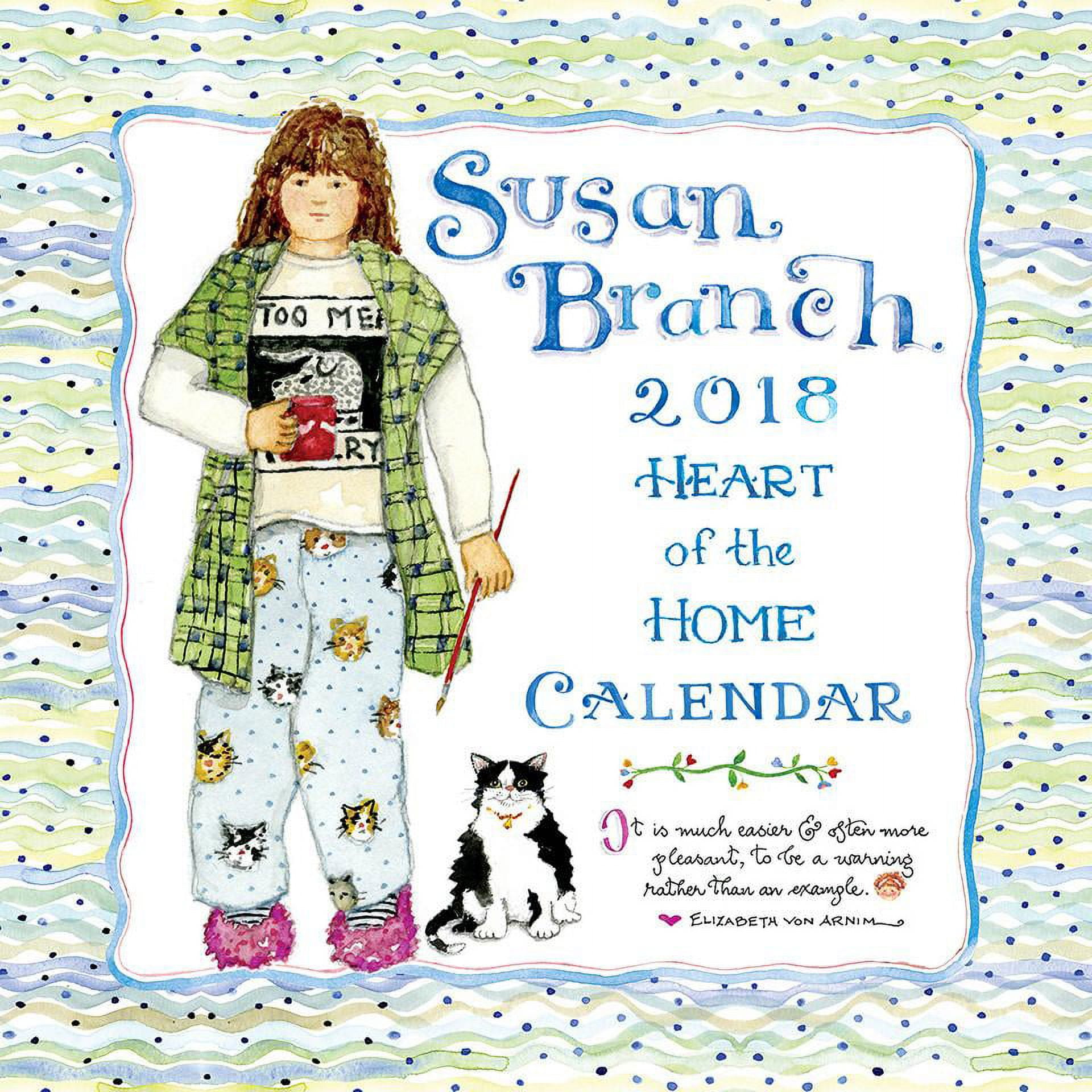 2018 Susan Branch Heart of the Home Wall Calendar 