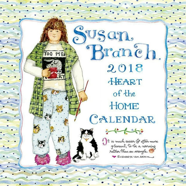 2018 Susan Branch Heart of the Home Wall Calendar
