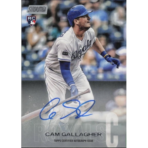 2018 TOPPS STADIUM CLUB AUTOGRAPHS #SCA-CG CAM GALLAGHER AUTO KANSAS CITY ROYALS