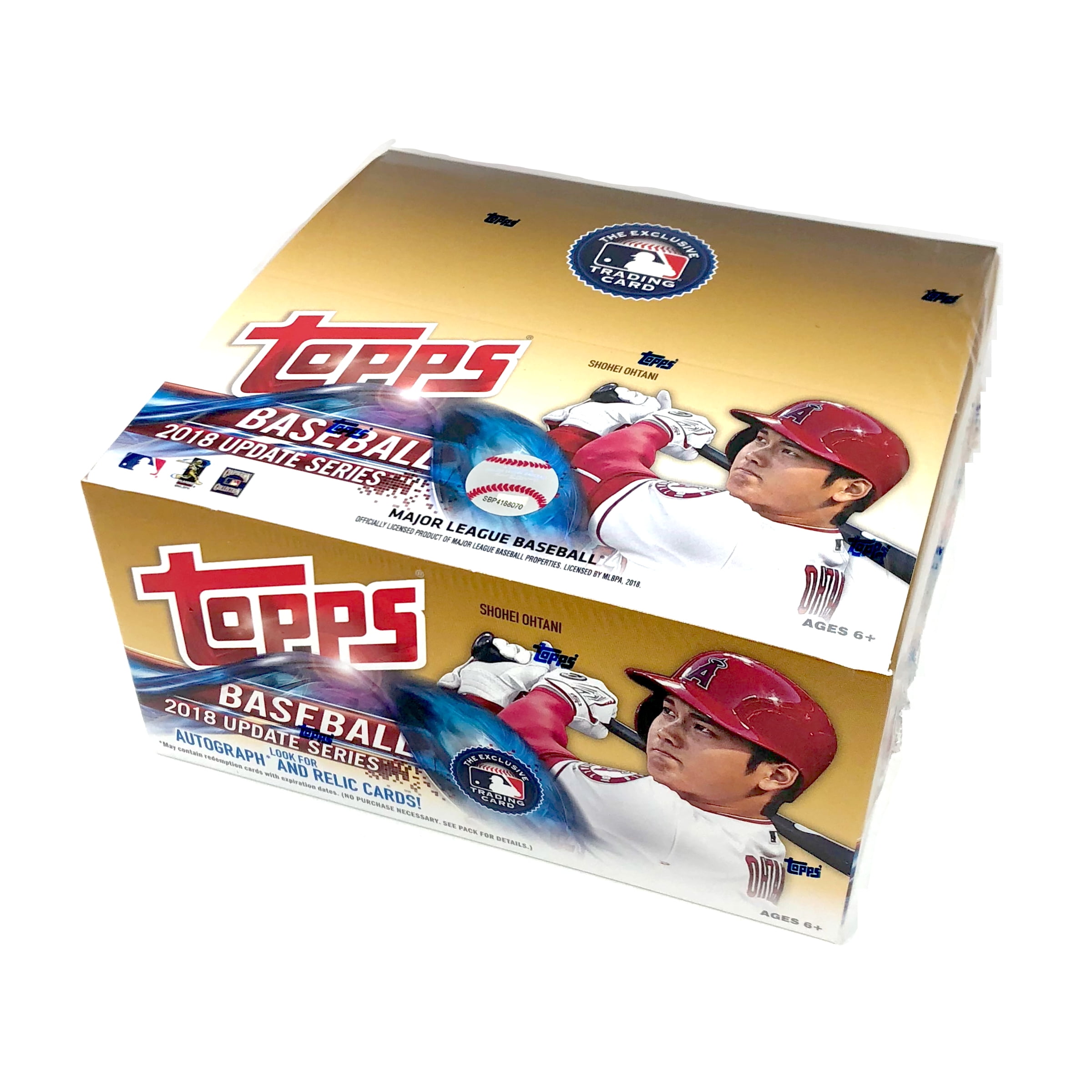 2018 Topps Baseball Update Series Retail Display Box