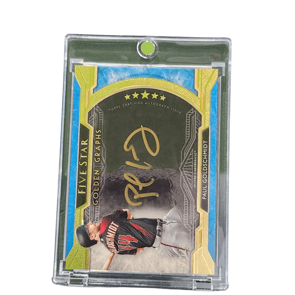 2018 Topps Five Star Golden Graphs Paul Goldschmidt Auto Arizona Diamondbacks #FGG-PG /20 Baseball Card