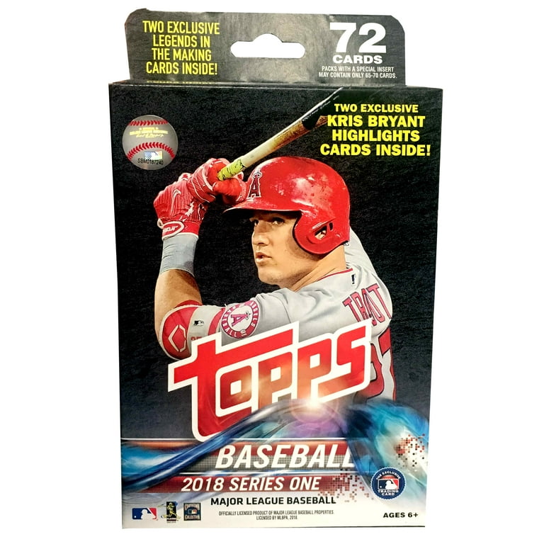 2018 Topps MLB Series 1 Baseball Trading Cards- Hanger Box 2018 Topps MLB Series 1 Baseball Trading Cards- Hanger Box