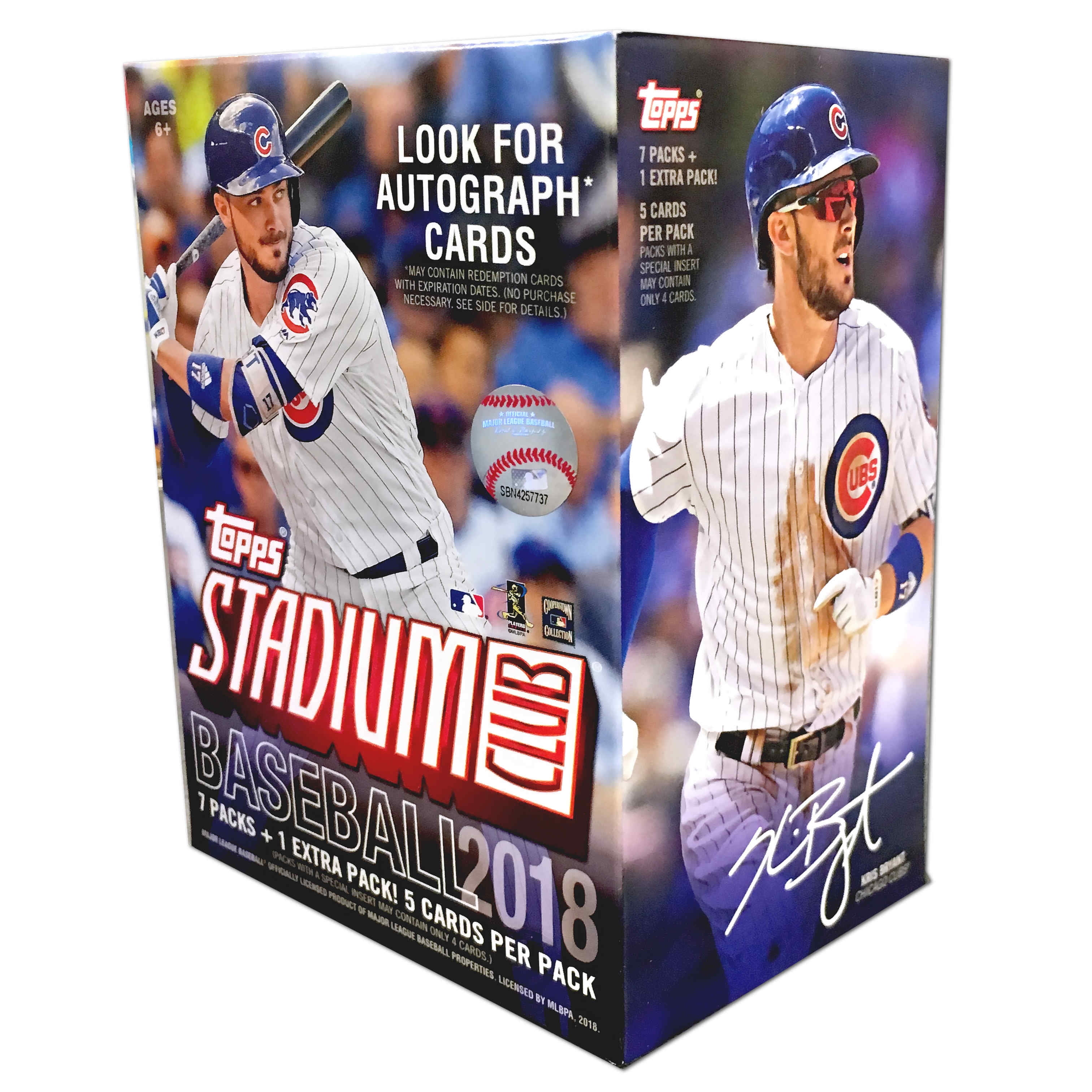 Topps 2018 Stadium Club Retail Blaster Box - 8 Packs of 5 Topps 2018 Stadium Club Retail Blaster Box - 8 Packs of 5