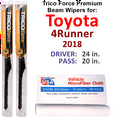 thumbnail image 1 of 2018 Toyota 4Runner Performance Beam Wipers (Set of 2), 1 of 3