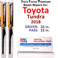 thumbnail image 1 of 2018 Toyota Tundra Performance Beam Wipers (Set of 2), 1 of 3