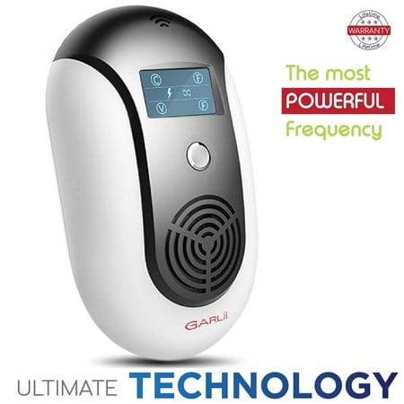 2018 UPGRADED MOST POWERFUL Ultrasonic Pest Repeller WITH LED - Electronic Plug -In Pest Control Ultrasonic - Best Repellent for Cockroach, Rodents, Flies, Roaches, Ants, Mice,Spiders, Fleas