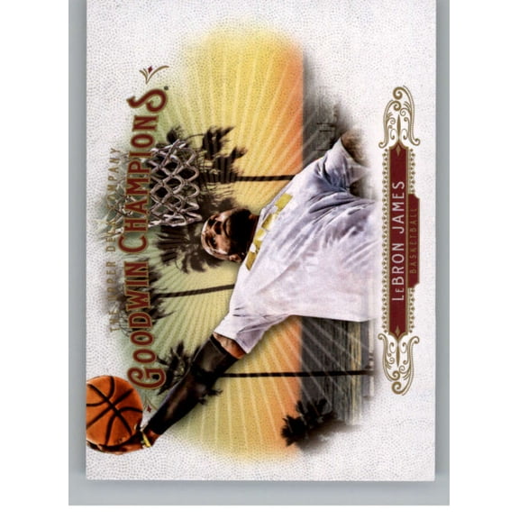 2018 Upper Deck Goodwin Champions #100 LeBron James Horizontal Trading Card