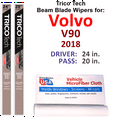 thumbnail image 1 of 2018 Volvo V90 Beam Blade Wipers (Set of 2), 1 of 3