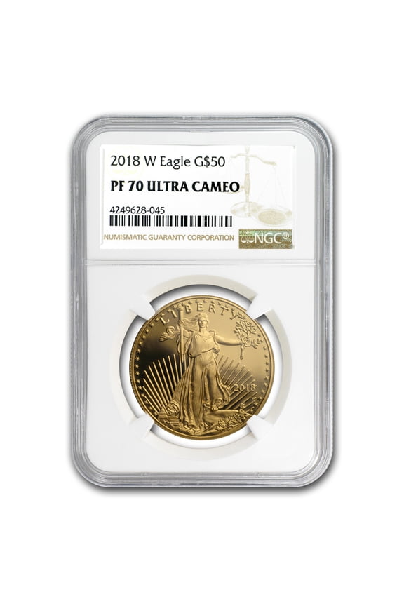 2018-W 1 oz Proof American Gold Eagle PF-70 NGC