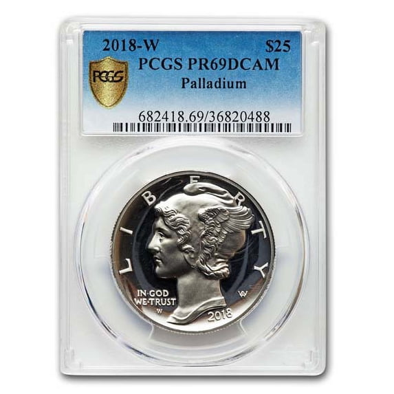 2018-W 1 oz Proof American Palladium Eagle PR-69 PCGS
