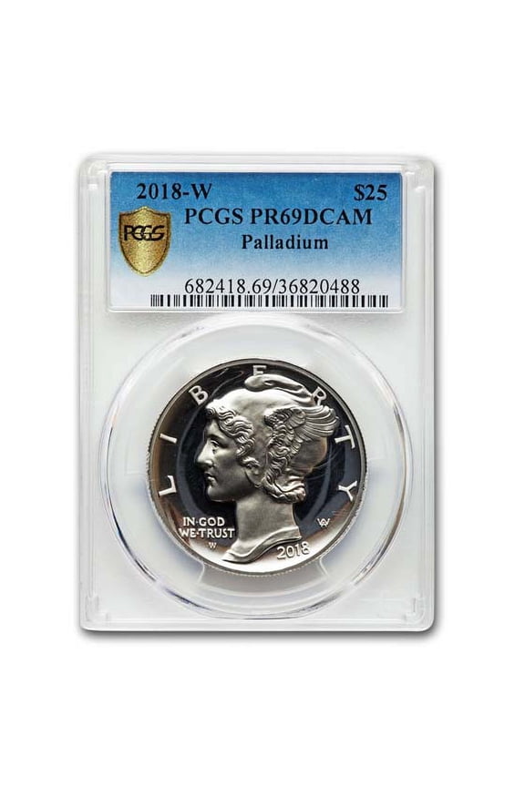 2018-W 1 oz Proof American Palladium Eagle PR-69 PCGS