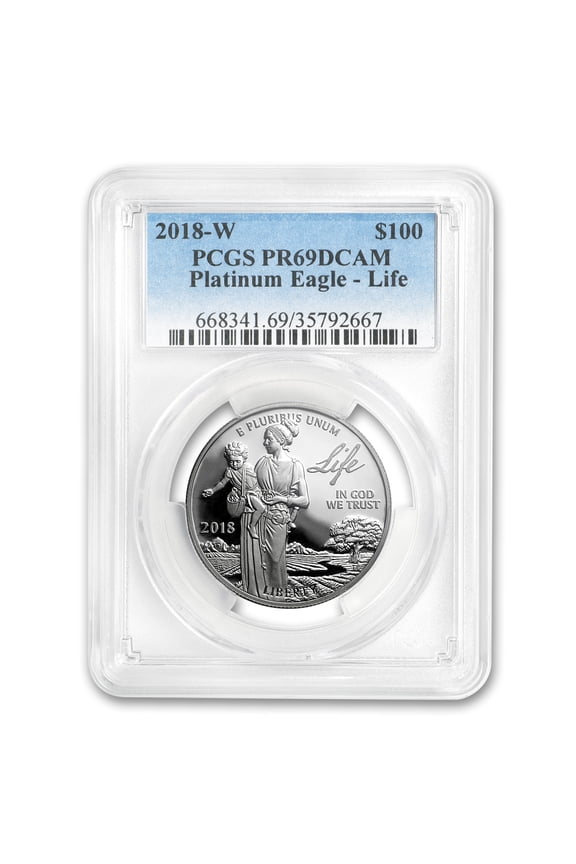 2018-W 1 oz Proof Platinum Eagle PR-69 DCAM PCGS