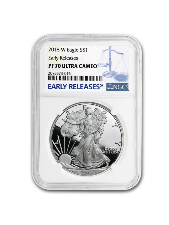 2018-W Proof American Silver Eagle PF-70 NGC (Early Releases)