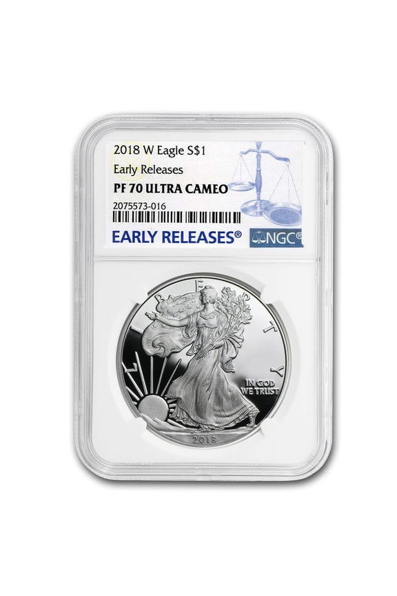 2018-W Proof American Silver Eagle PF-70 NGC (Early Releases)