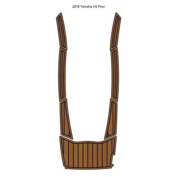 2018 Yamaha VX Floor Pad Boat EVA Foam Faux Teak Deck Decking Mat Flooring