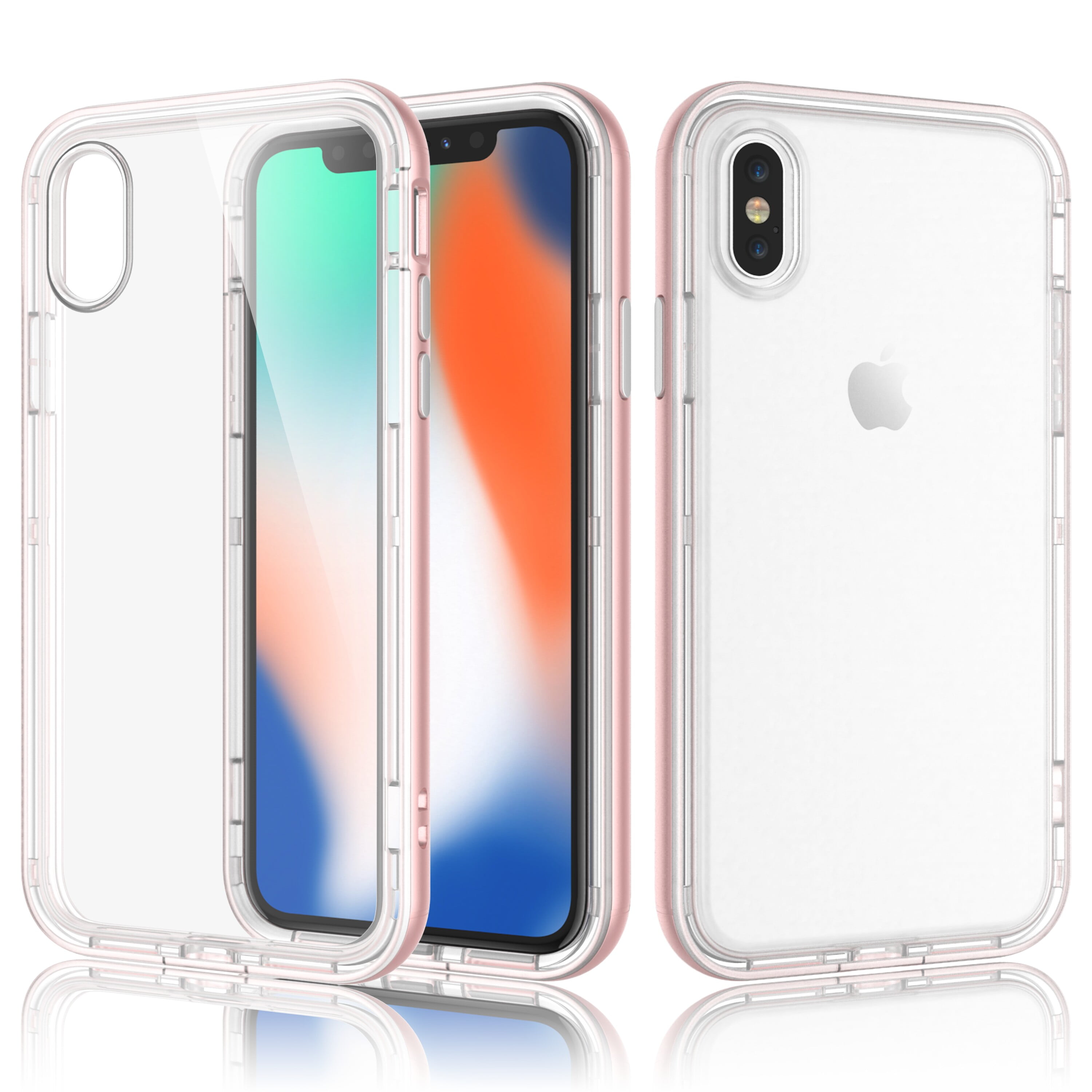 2018 iPhone XS Case, 2017 Cover For iPhone X, Njjex Clear Soft TPU