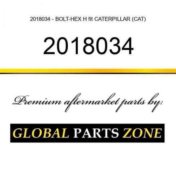 2018034 - BOLT-HEX H fit CATERPILLAR (CAT)