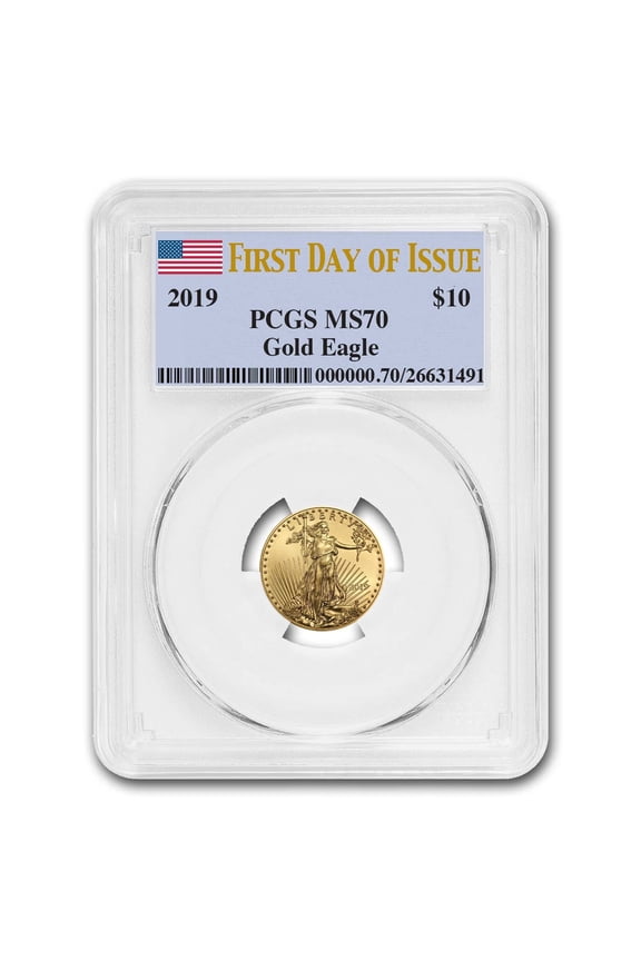 2019 1/4 oz American Gold Eagle MS-70 PCGS (First Day of Issue)