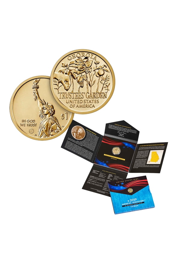 2019 $1 American Innovation Reverse Proof Coin - Georgia