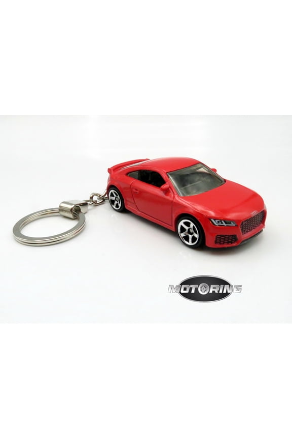 2019 '19 Audi TT RS Red Car Rare Novelty Keychain 1:64 Diecast