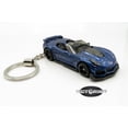 thumbnail image 1 of 2019 '19 Chevy Corvette ZR1 Blue Convertible Car Rare Keychain 1:64 Diecast, 1 of 4