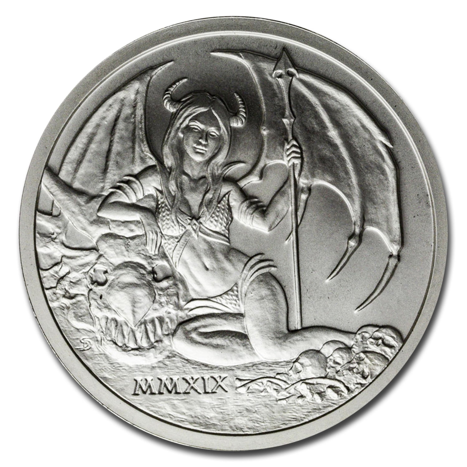 Pheli Mint 2019 2 oz Pure Silver Round - Temptation of the Pheli Mint 2019 2 oz Pure Silver Round - Temptation of the