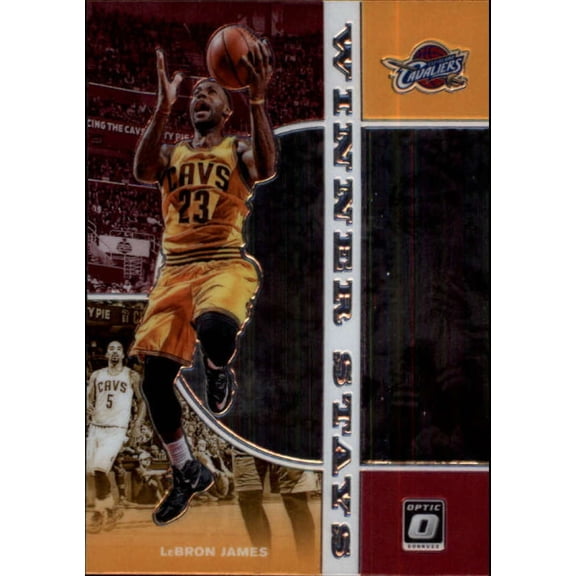 2019-20 Donruss Optic Winner Stays #10 LeBron James Cleveland Cavaliers NBA Basketball Trading Card