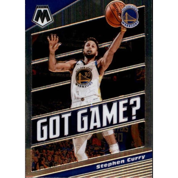 2019-20 Panini Mosaic Got Game? #9 Stephen Curry Golden State Warriors NBA Basketball Trading Card