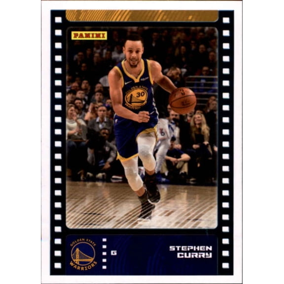2019-20 Panini NBA Sticker Box Standard Size Insert #66 Stephen Curry Golden State Warriors NBA Basketball Standard Size Non-Sticker Trading Card