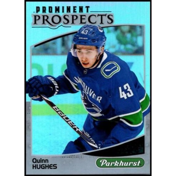 Near Mint 2019 Upper Deck Parkhurst #PP-20 Quinn Hughes Base Hockey Card