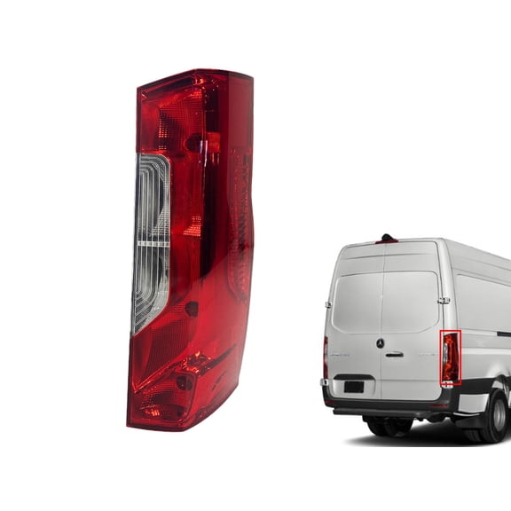 2019 2020 2021 2022 Compatible With Mercedes Benz Sprinter 1500 2500 3500 Right Rear Tail Light Lamp Passenger Side
