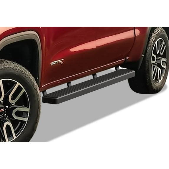 2019-2020 Chevy Silverado/ GMC Sierra 1500 Crew Cab (Excl. Models With DEF Tank/2019 Silverado 1500 LD/2019 Sierra 1500 Limited) Black Finish 5 Inch Door to Door Side Bar Side Step Running Board