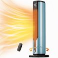thumbnail image 1 of Space Heater, Compact Blue for Indoor Use – Fast Heating, 3 Modes, Thermostat & Overheat Protection, 1 of 5