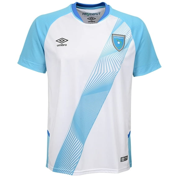 Umbro Men's Guatemala National Team 2019 Home Stadium Jersey, White X-Large