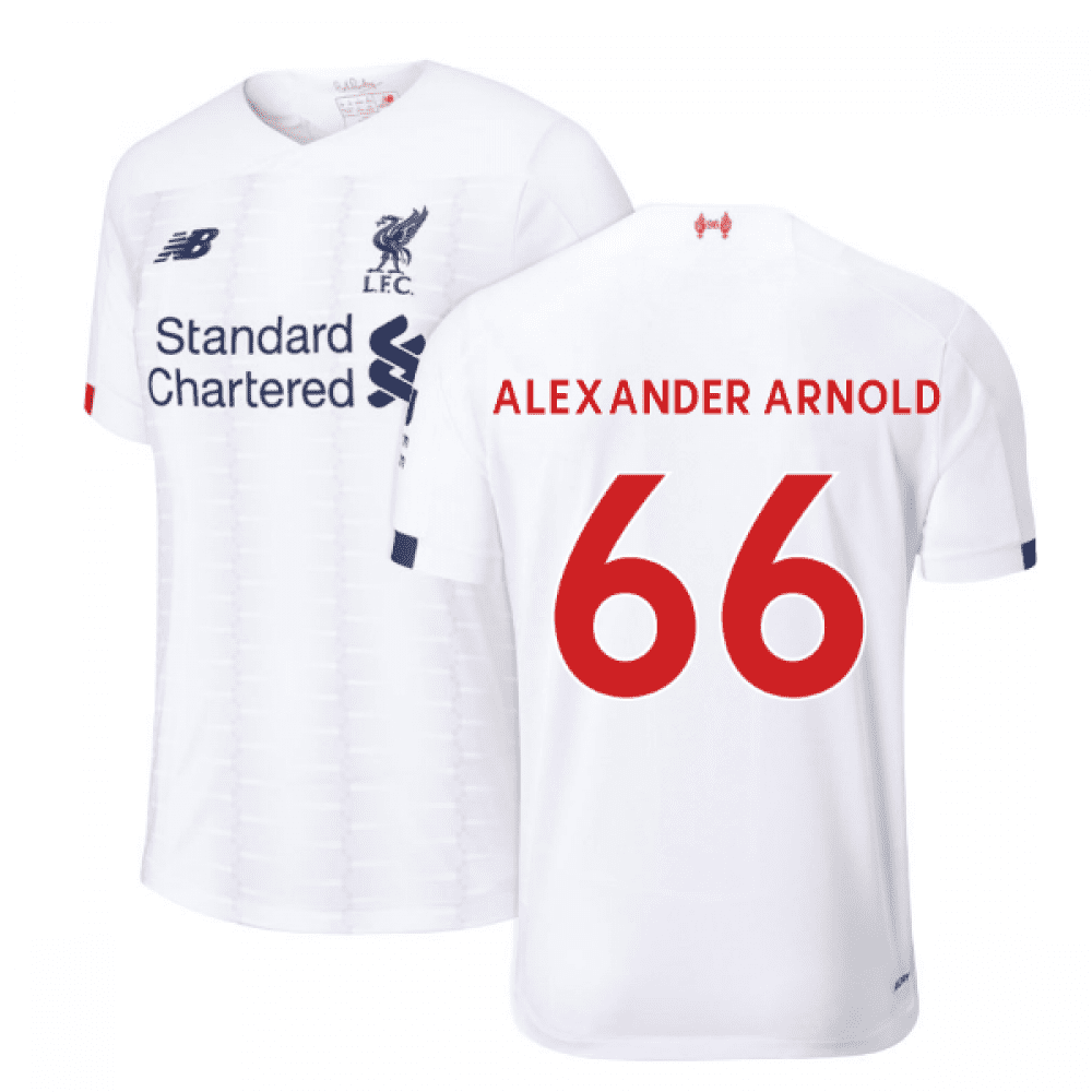 2019-2020 Liverpool Away Football Shirt (Alexander Arnold 66 