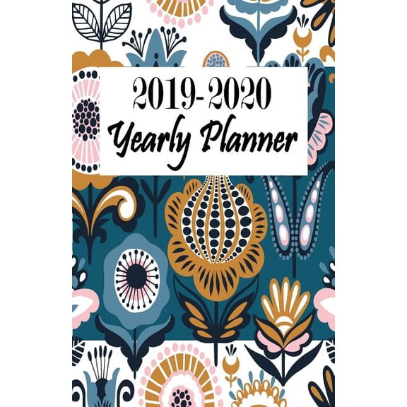 2019-2020 Yearly Planner: Two-Year Students Planner: 24-Month Calendar, Your Create Daily and Weekly Journal, U.S. Holidays: Jan 2019 - Dec 2020, Blank Composition For Writing Your Plan and Record Org