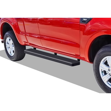 APS 6" Black Stainless iSteps Fit 2019-2023 Ford Ranger SuperCab Rocker Mount