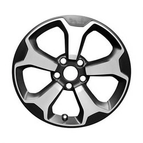20192021 JEEP RENEGADE Aluminium 17" Factory OEM Black Wheel 09224U45
