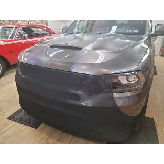 2019-2022 Durango Front Bra/Black - NoviStretch Front Bra High Tech Stretch Mask Compatible for Dodge