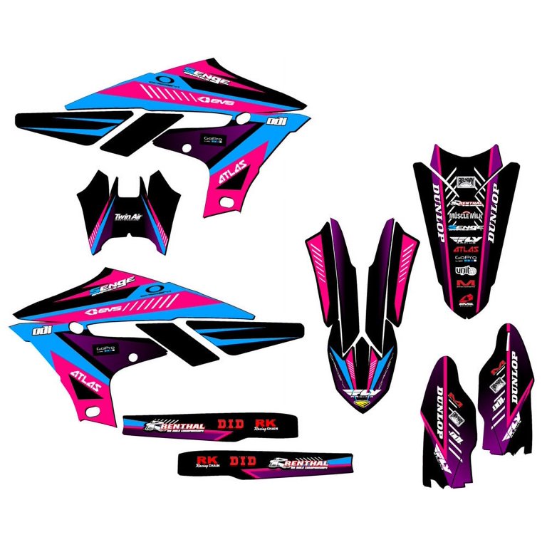 2019-2022 fits CYCRA POWERFLOW YZ 250 F 4-STROKE SURGE Pink Senge